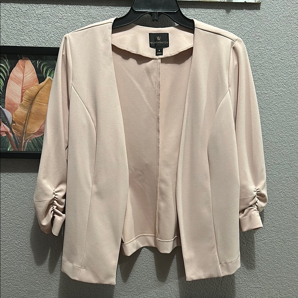 Women's Blush Pink Jacket by Worthington